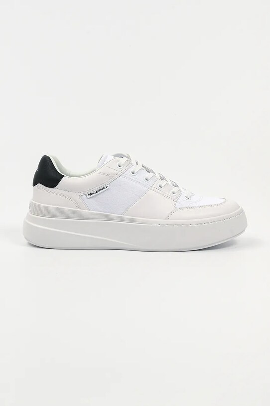 Karl Lagerfeld sportcipő KANDIDATE nappa bőr fehér KL54025.011