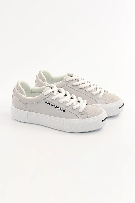 Замшеві кеди Karl Lagerfeld SKATE LO LACE KL50722.5LL сірий SS25