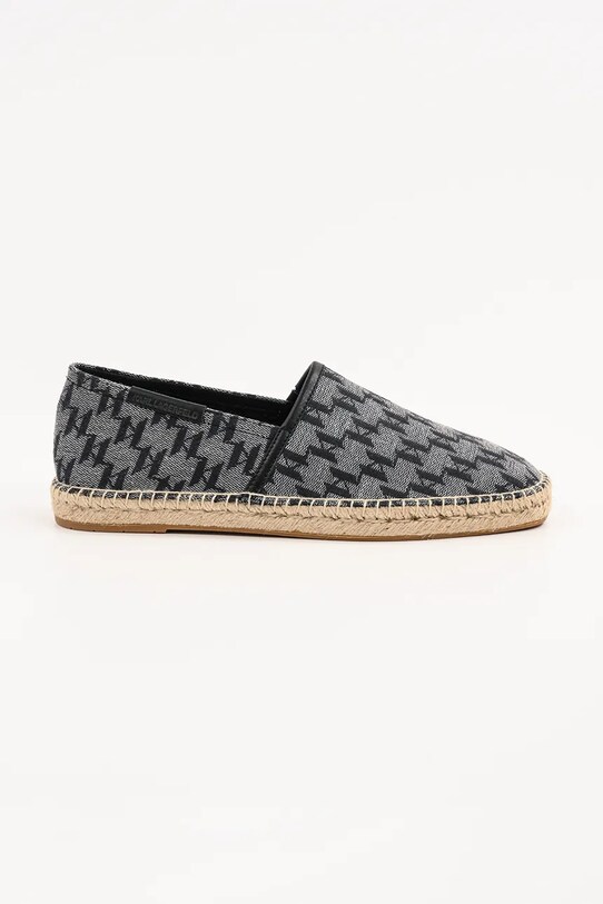 Karl Lagerfeld espadrile KAMINO II gri KL70125.805