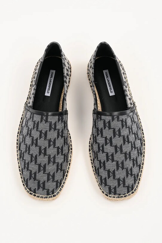 Karl Lagerfeld espadrile KAMINO II gri KL70125.805