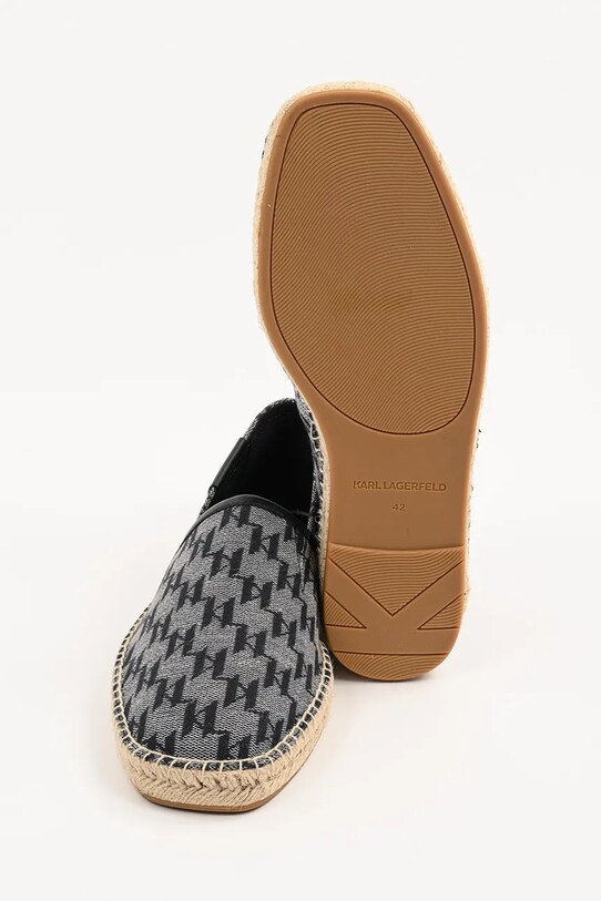 Karl Lagerfeld espadrile KAMINO II KL70125.805 gri