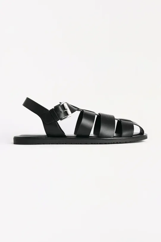 Karl Lagerfeld sandale de piele KASTOR III negru KL70223.000