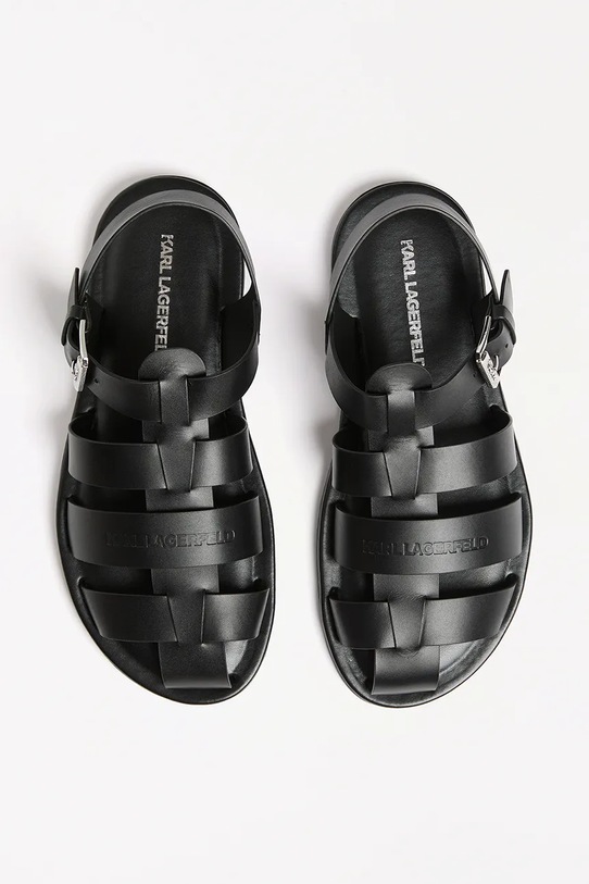 Кожаные сандалии Karl Lagerfeld KASTOR III чёрный KL70223.000