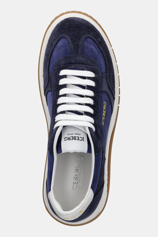 Iceberg sneakers din piele intoarsă Clock V2 bleumarin IU172407