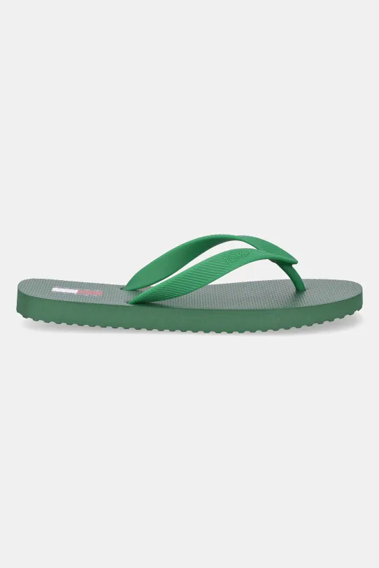 Japonke Tommy Jeans BEACH SANDAL EM0EM01560 zelena SS25