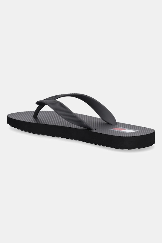 Obutev Japonke Tommy Jeans BEACH SANDAL EM0EM01560 črna