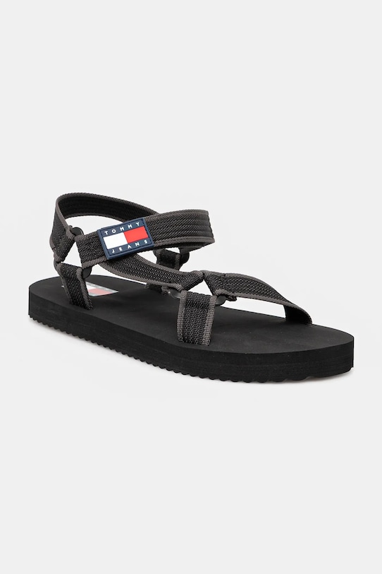 Σανδάλια Tommy Jeans CASUAL SANDAL γκρί EM0EM01563