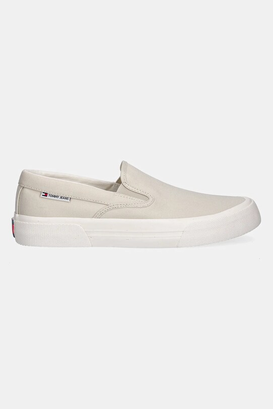 Tommy Jeans teniși SLIP ON CANVAS COLOR EM0EM01544 bej SS25