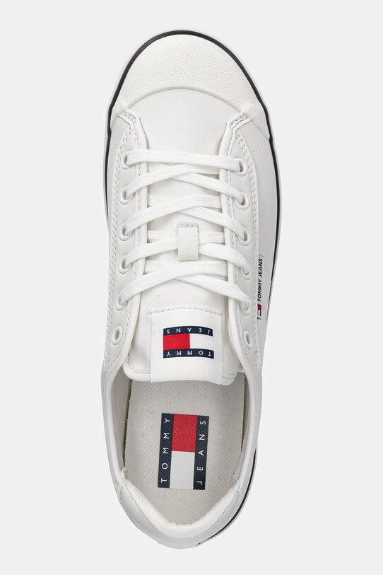 Tommy Jeans teniși VULCANIZED BUMPER alb EM0EM01545