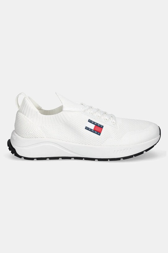 Tommy Jeans sneakers RUNNER KNTITTED EM0EM01555 alb SS25