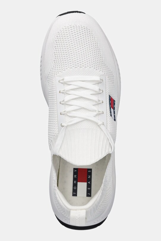 Tommy Jeans sneakers RUNNER KNTITTED alb EM0EM01555