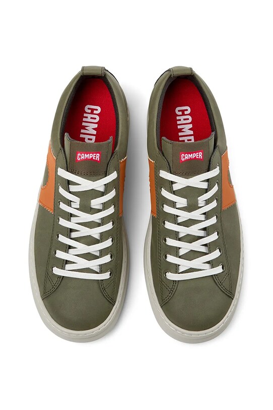Δερμάτινα αθλητικά παπούτσια Camper Runner Four πράσινο K100893.014