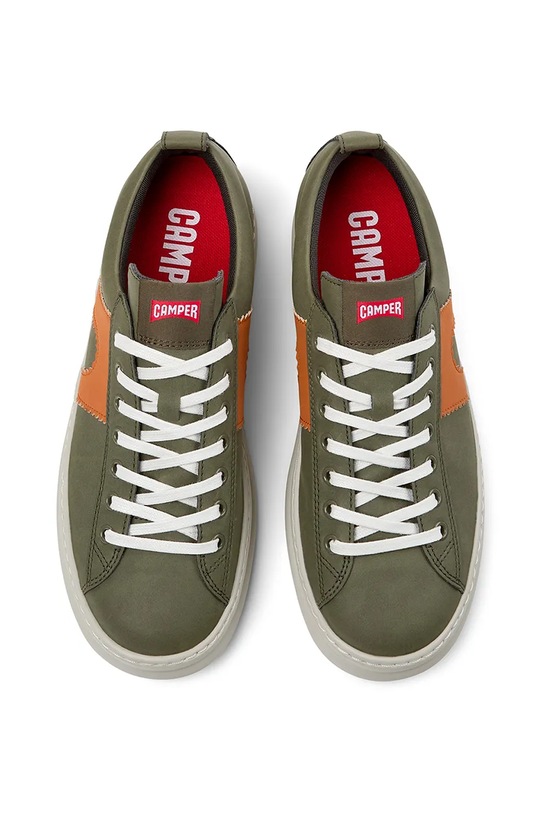 Kožené tenisky Camper Runner Four zelená K100893.014