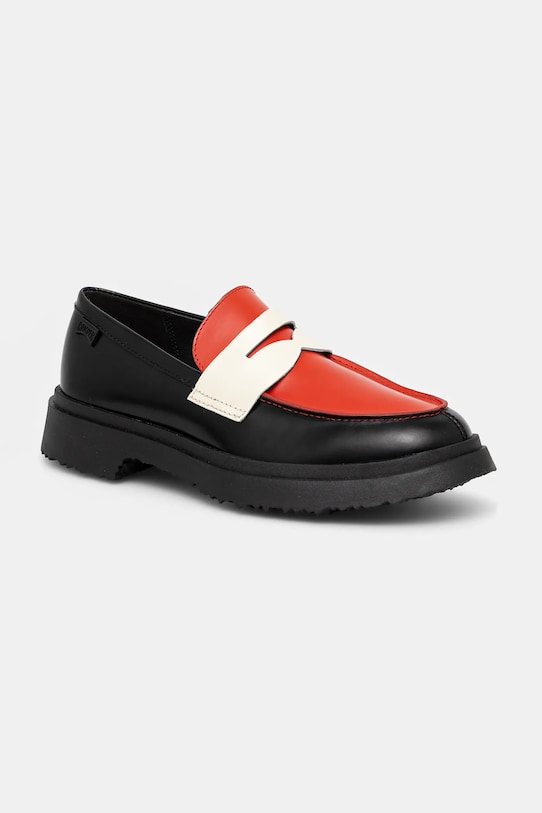 Camper mocasini de piele TWS K100633.038 negru SS25