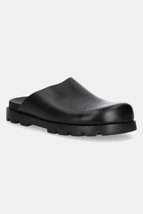 Шкіряні шльопанці Camper Brutus Sandal синтетичний чорний K100906.004