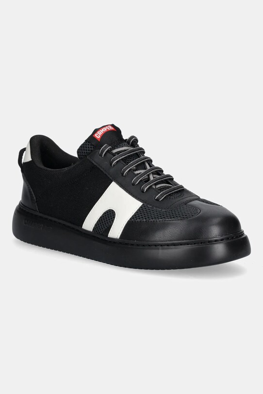 Superge Camper Runner K21 Imitacija zrnatega usnja črna K100988.002