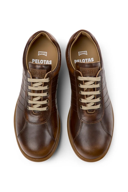 Kožené tenisky Camper Pelotas Ariel hnědá 16002.334