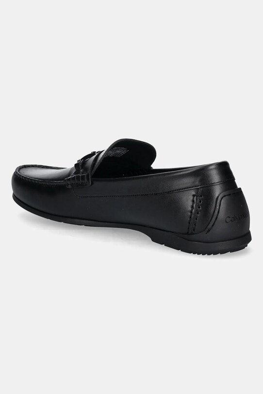 Obuwie Calvin Klein mokasyny skórzane DRIVER W/ NY BIT LTH HM0HM01701 czarny