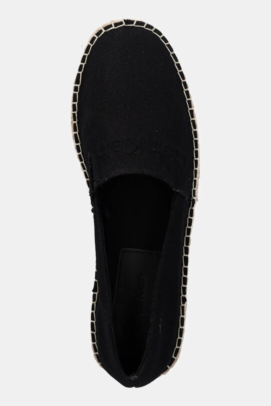 Espadrilky Calvin Klein ESPADRILLE CV LOGO černá HM0HM01808