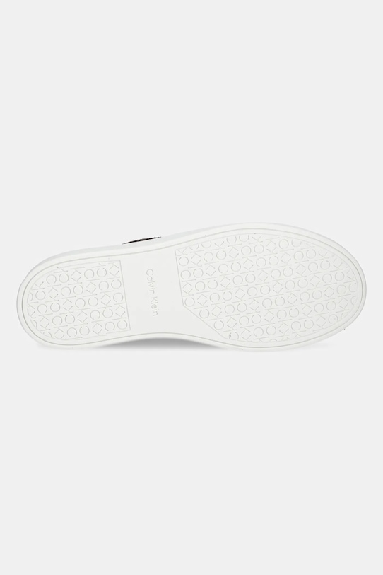 Calvin Klein mocasini din piele intoarsa MOCCASIN SUE UNLINED HM0HM01819 maro