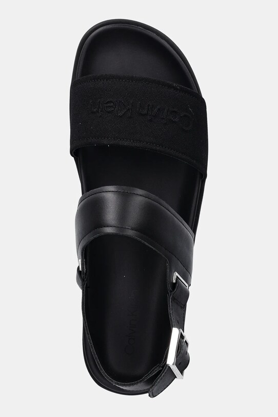 Sandále Calvin Klein BACK STRAP W/ BUCKLE LOGO čierna HM0HM01742