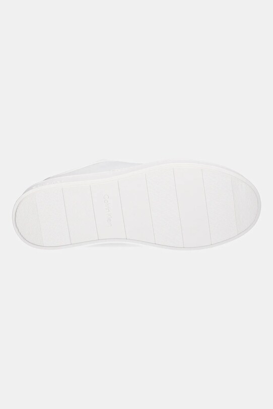 Кожаные кроссовки Calvin Klein LOW TOP LACE UP OXFORD RUBB LTH HM0HM01708 белый