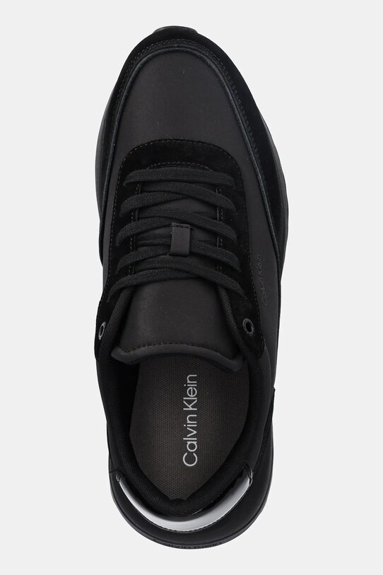 Αθλητικά Calvin Klein LOW TOP LACE UP REPREVE MIX μαύρο HM0HM01714