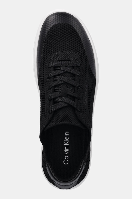 Calvin Klein sneakers LOW TOP LACE UP KNIT negru HM0HM01726