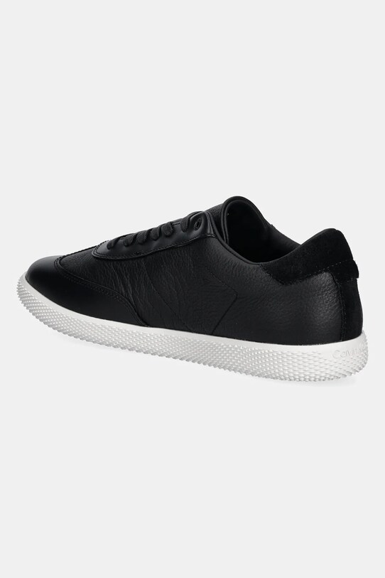 Obuv Kožené tenisky Calvin Klein LOW TOP LACE UP TMBL LTH HM0HM01803 čierna