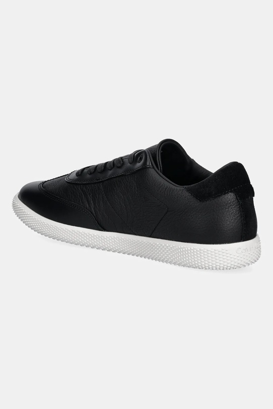 Obuwie Calvin Klein sneakersy skórzane LOW TOP LACE UP TMBL LTH HM0HM01803 czarny