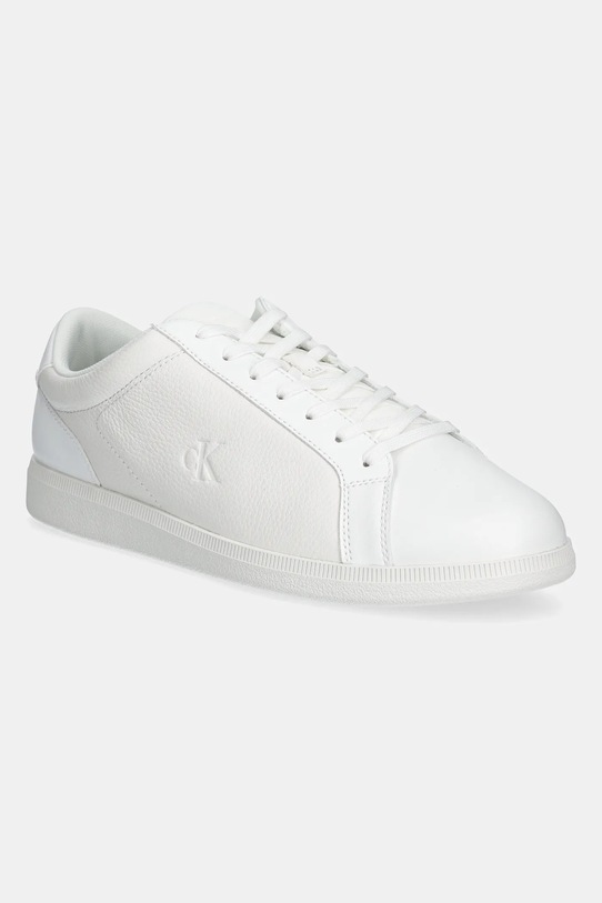 Кроссовки Calvin Klein Jeans LOW PROFILE CUPSOLE CM имитация натуральной кожи белый YM0YM01190