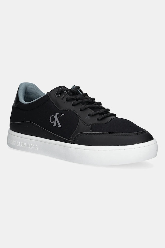 Кроссовки Calvin Klein Jeans CLASSIC CUPSOLE TECH RIPSTOP имитация натуральной кожи чёрный YM0YM01202