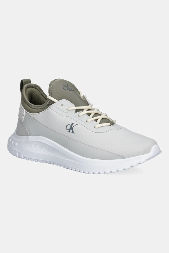Calvin Klein Jeans sneakers EVA RUNNER TECH RIPSTOP ultraleggero grigio YM0YM01203