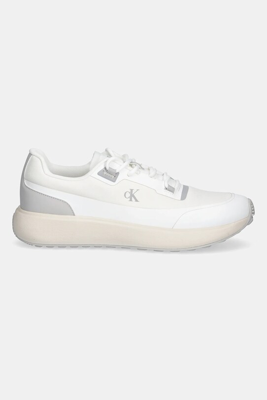 Sneakers boty Calvin Klein Jeans ATHLEISURE RUNNER TECH RIPSTOP YM0YM01205 bílá SS25