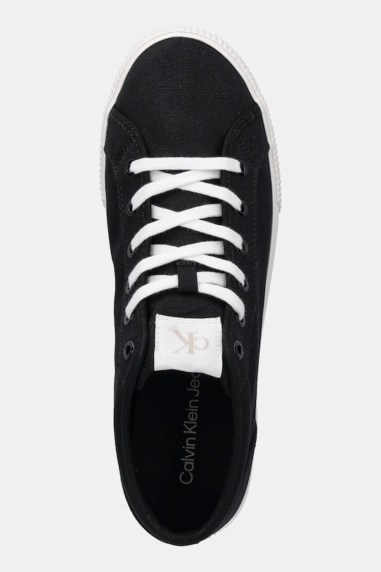 Calvin Klein Jeans trampki ESS VULC MID MG CANVAS czarny YM0YM01210