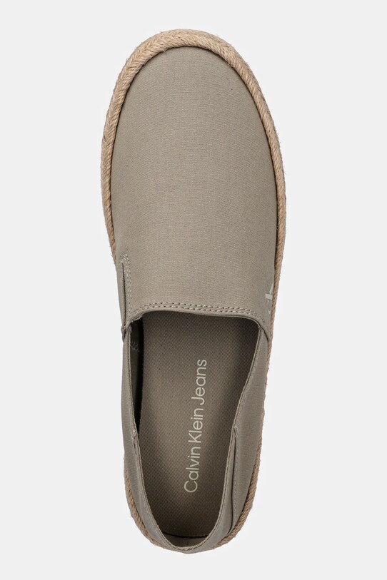Espadrile Calvin Klein Jeans INJ ESPADRILLE CV zelena YM0YM01251