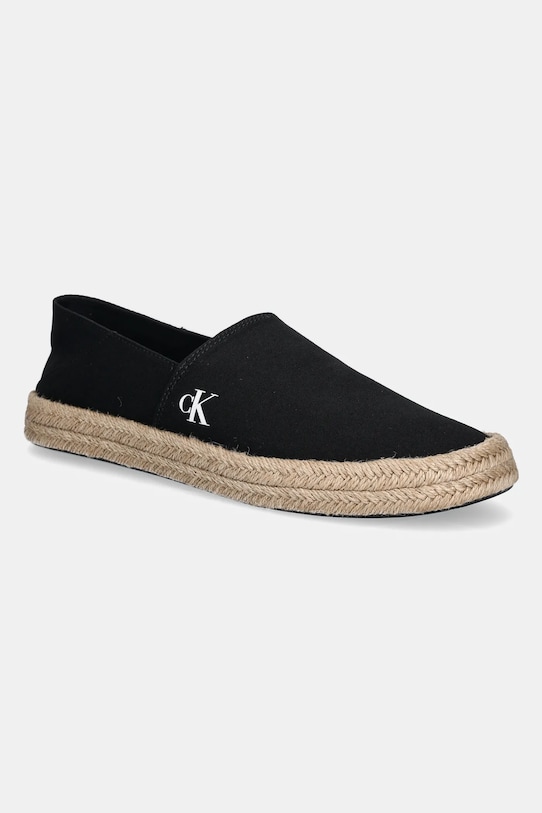 Calvin Klein Jeans espadrile INJ ESPADRILLE CV textil negru YM0YM01251
