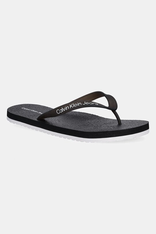 Žabky Calvin Klein Jeans THONG+ TPU černá YM0YM01265