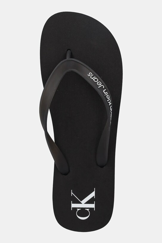 Джапанки Calvin Klein Jeans BEACH SANDAL TRANSPARENT TPU черен YM0YM01267