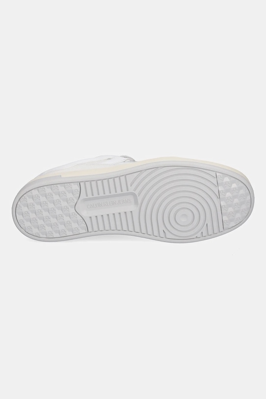 Topánky Calvin Klein Jeans BASKET CUP LOW LACEUP LTH MIX YM0YM01308 biela