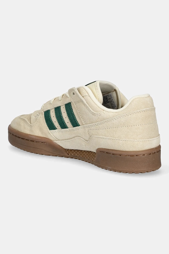 Încălțăminte adidas Originals sneakers din piele intoarsă Forum Low CL JR3173 bej
