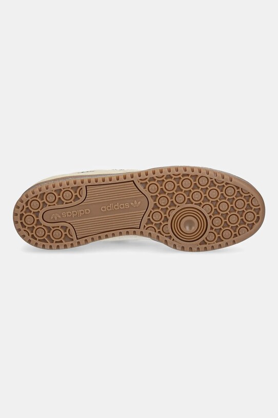 Замшеві кросівки adidas Originals Forum Low CL JR3173 бежевий