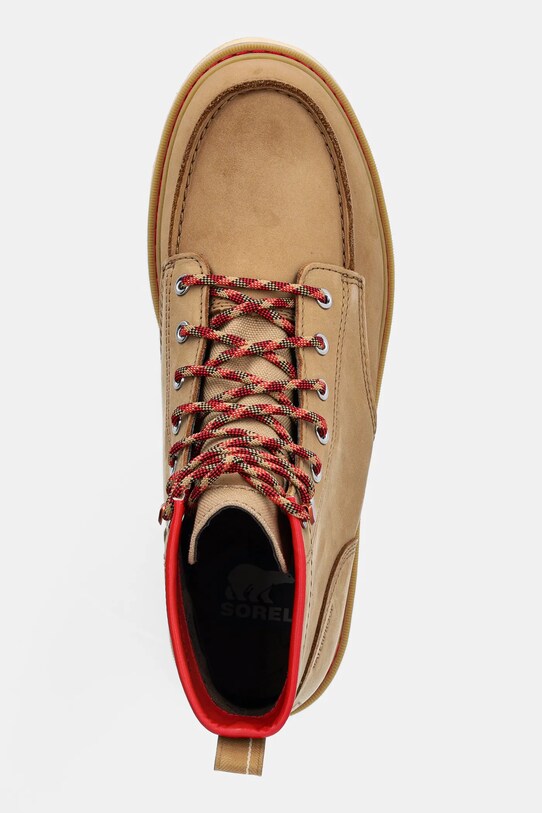 Sorel nubuk cipő SLABTOWN 62 MOC TOE WP G bézs 2125981263