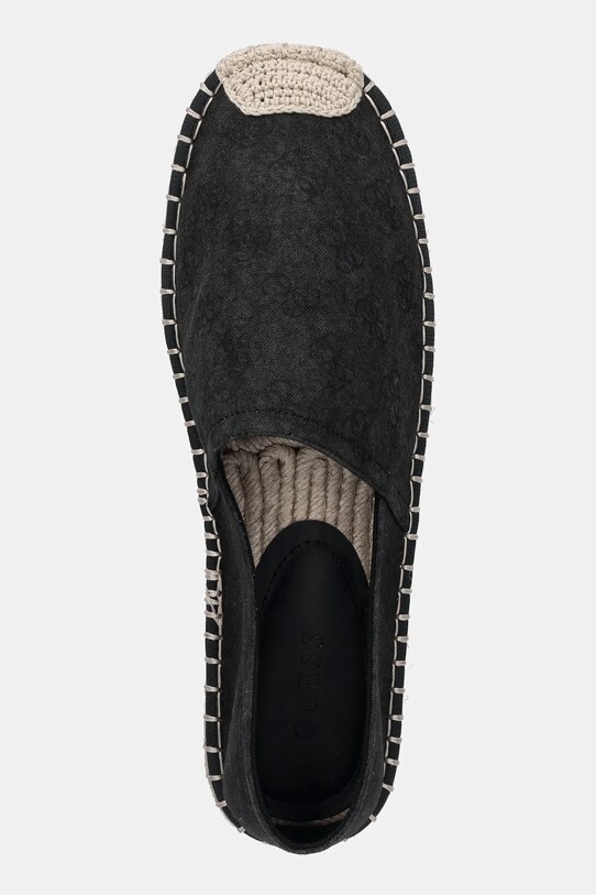 Εσπαντρίγιες σουέτ Guess ELCHE μαύρο FMJELC.FAB14.BLACK