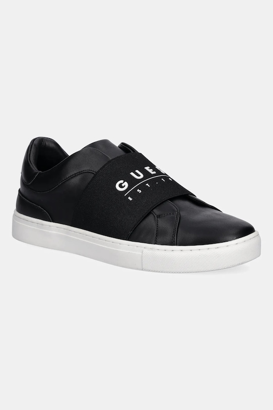 Шкіряні кросівки Guess TOSLI лицьова шкіра чорний FMJTOS.ELE12.BLAWH