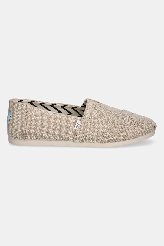 Toms espadryle Alpargata 10018736 beżowy SS25