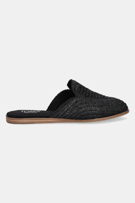 Toms klapki RAFFIA 10022001 czarny SS25