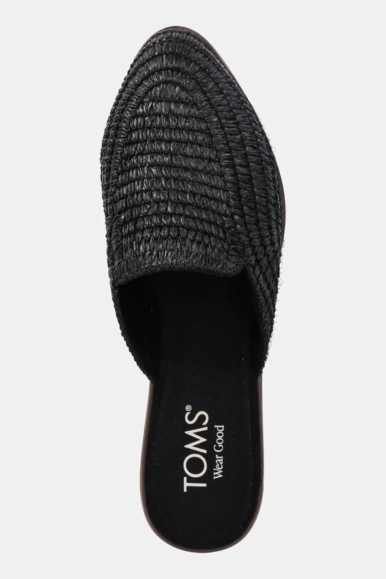 Pantofle Toms RAFFIA černá 10022001