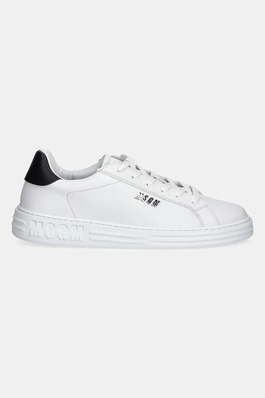 MSGM sneakers din piele 3840MS506.787.01 alb SS25