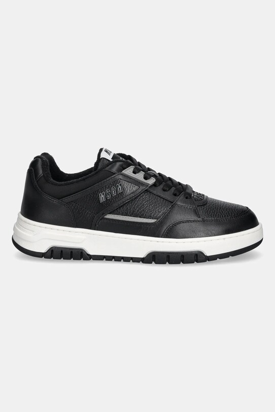 MSGM bőr sportcipő 3840MS604.886.99 fekete SS25
